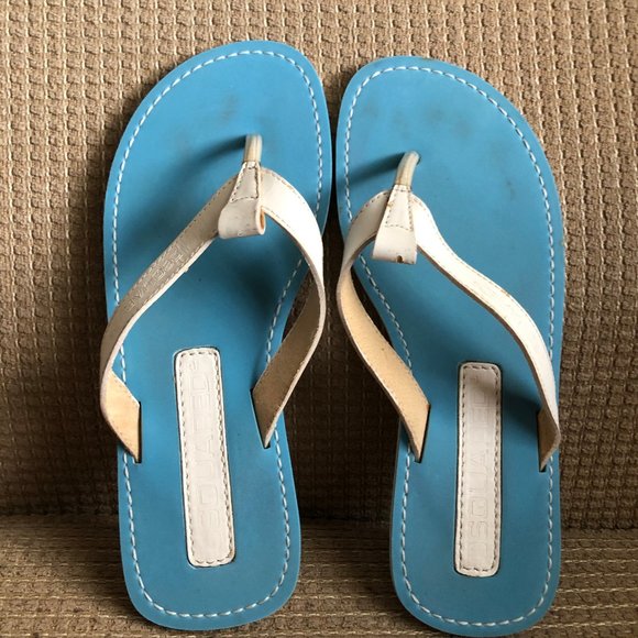 Dsquared2 Men\'s Aqua/White Leather Straps Sandals main image 6
